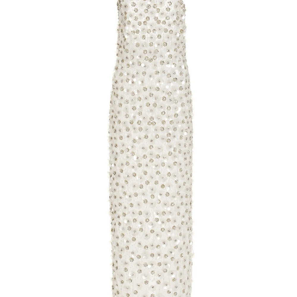 DES_PHEMMES Silk maxi dress